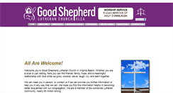 Desktop Screenshot of goodshepherdvb.org